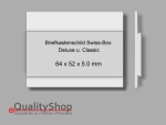 Briefkastenschild Swiss-Box  Deluxe / Classic
